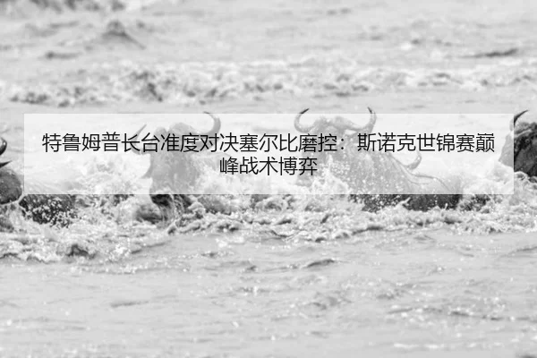 特鲁姆普长台准度对决塞尔比磨控：斯诺克世锦赛巅峰战术博弈